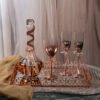 Πολυτελές Σετ Γάμου με Καράφα και Ποτήρι σε Ροζ Χρυσό 5 σετ γάμου σε ροζ-χρυσό
