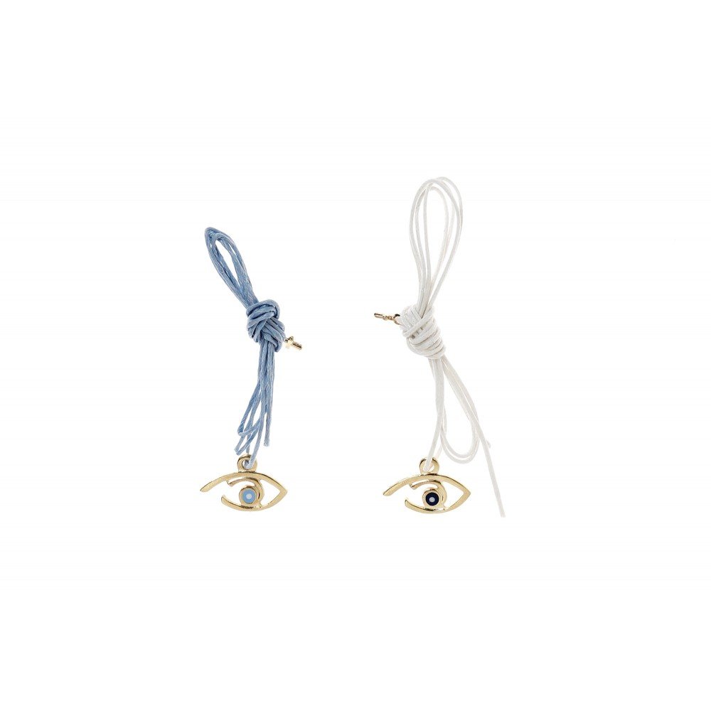 Μαρτυρικά Βάπτισης με Χρυσό Ματάκι και Κορδόνι 1 Μαρτυρικά Βάπτισης με Χρυσό Ματάκι και Κορδόνι