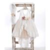 Little Angel Dress – Βαπτιστικό με Χειροποίητα Λουλούδια 4 ΦΛ 2514