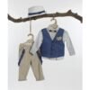 Mini Gentleman – Κομψό Βαπτιστικό Σετ Αγοριού 4 κ 680 1 1