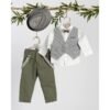 Olive Charm – Κομψό Σετ Βάπτισης για Αγόρι 4 κδ 2415