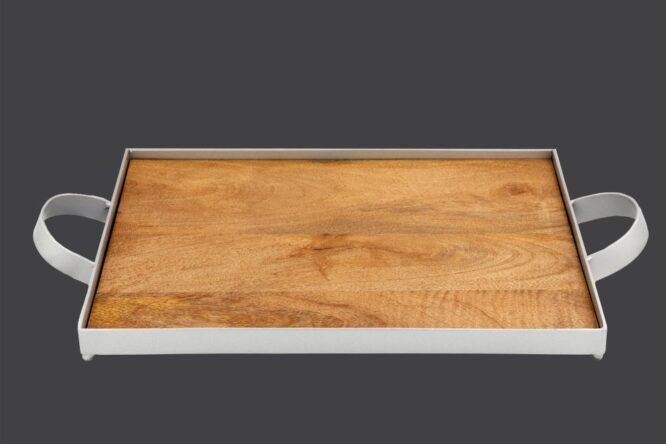 Σετ Καράφας & Ποτηριού με Ξύλινο Δίσκο 3 DIS19