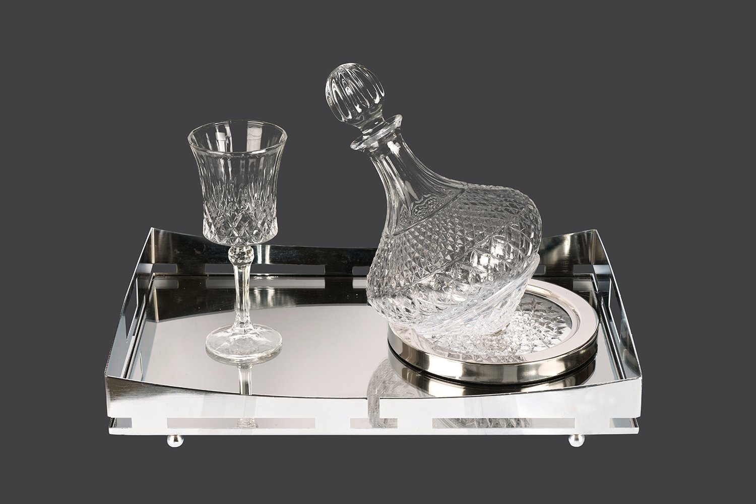 Κομψό Κρυστάλλινο Σετ Γάμου 1 Κομψό Κρυστάλλινο Σετ Γάμου