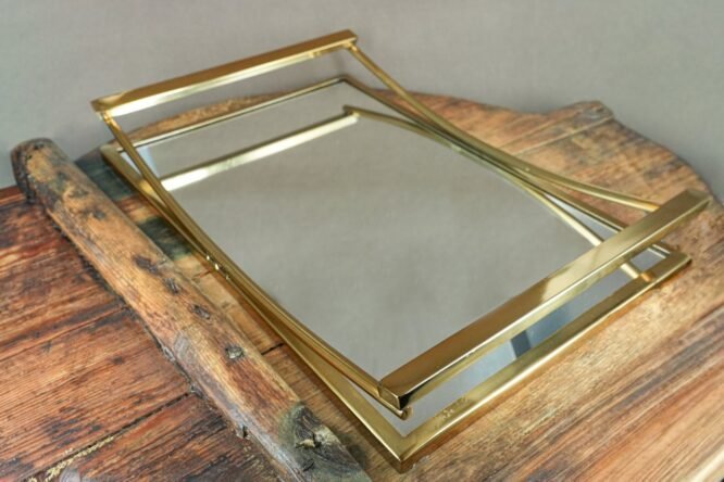 Σετ Γάμου Καράφα και Ποτήρια με Δίσκο Χρυσό – Κομψότητα & Πολυτέλεια 3 madeve stefana gamou vivlia efchon 149