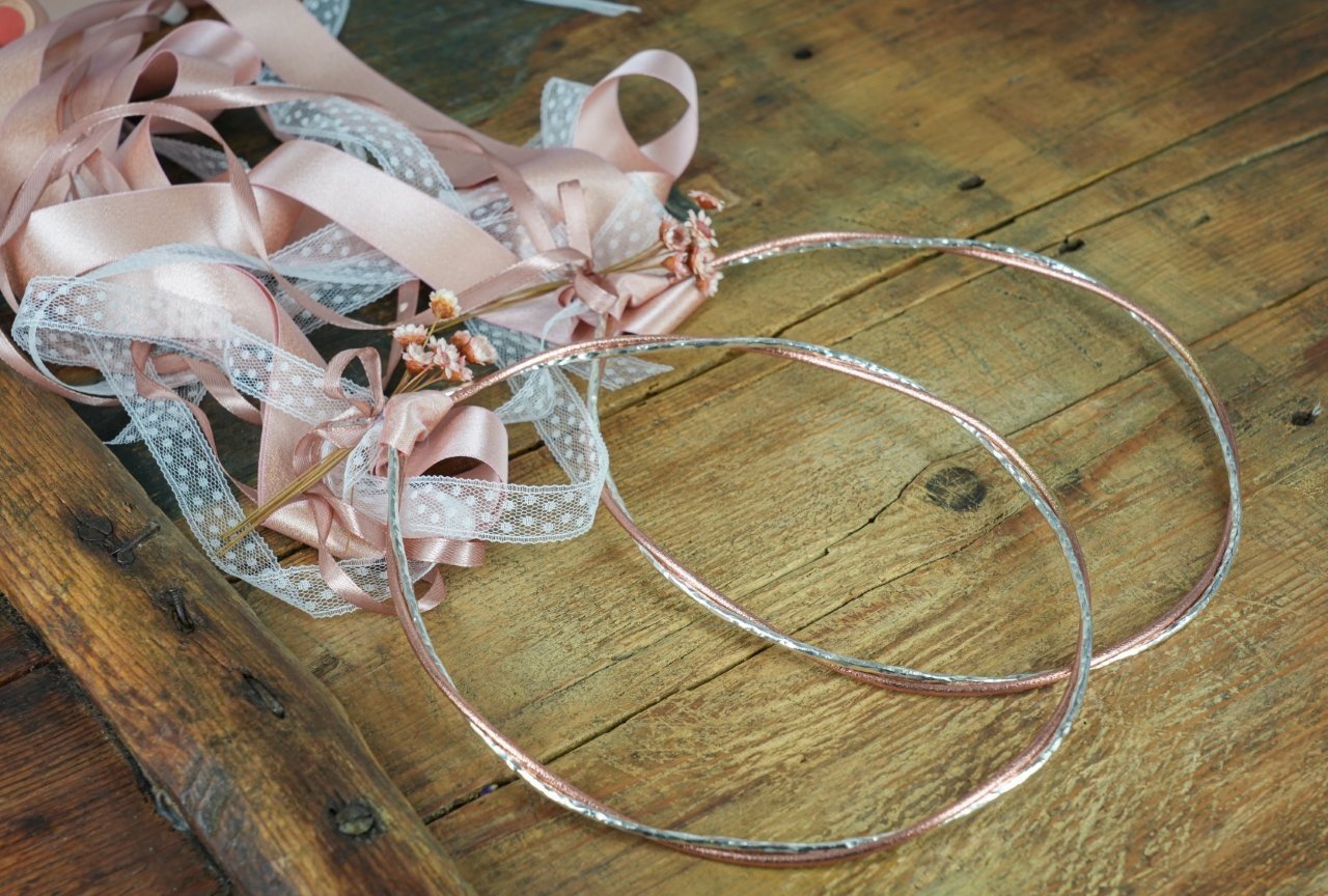 Ρομαντικά Στέφανα Γάμου σε Ροζ Χρυσό Τόνο 2 Ρομαντικά Στέφανα Γάμου σε Ροζ Χρυσό Τόνο - Image 2