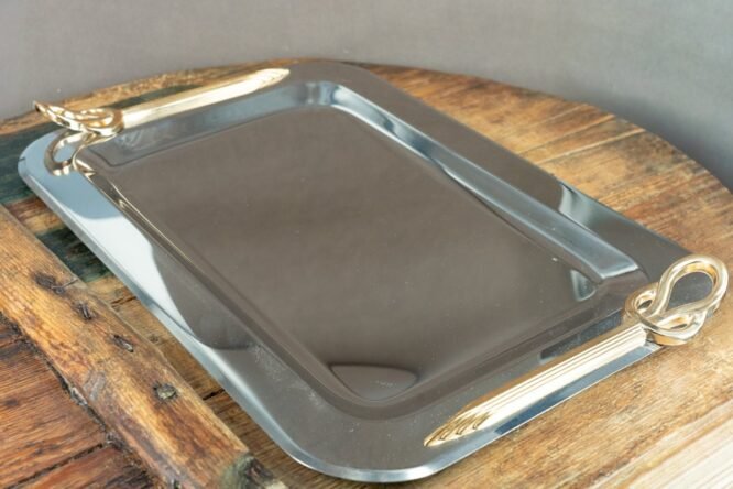 Σετ Γάμου Καράφα, Ποτήρια Σαμπάνιας & Δίσκος με Ρομαντική Διακόσμηση 5 ΔΙΣΚΟΣ ΚΑΡΑΦΑ ΠΟΤΗΡΙ ΣΕΤ ΓΑΜΟΥ 2026 2027 54 1