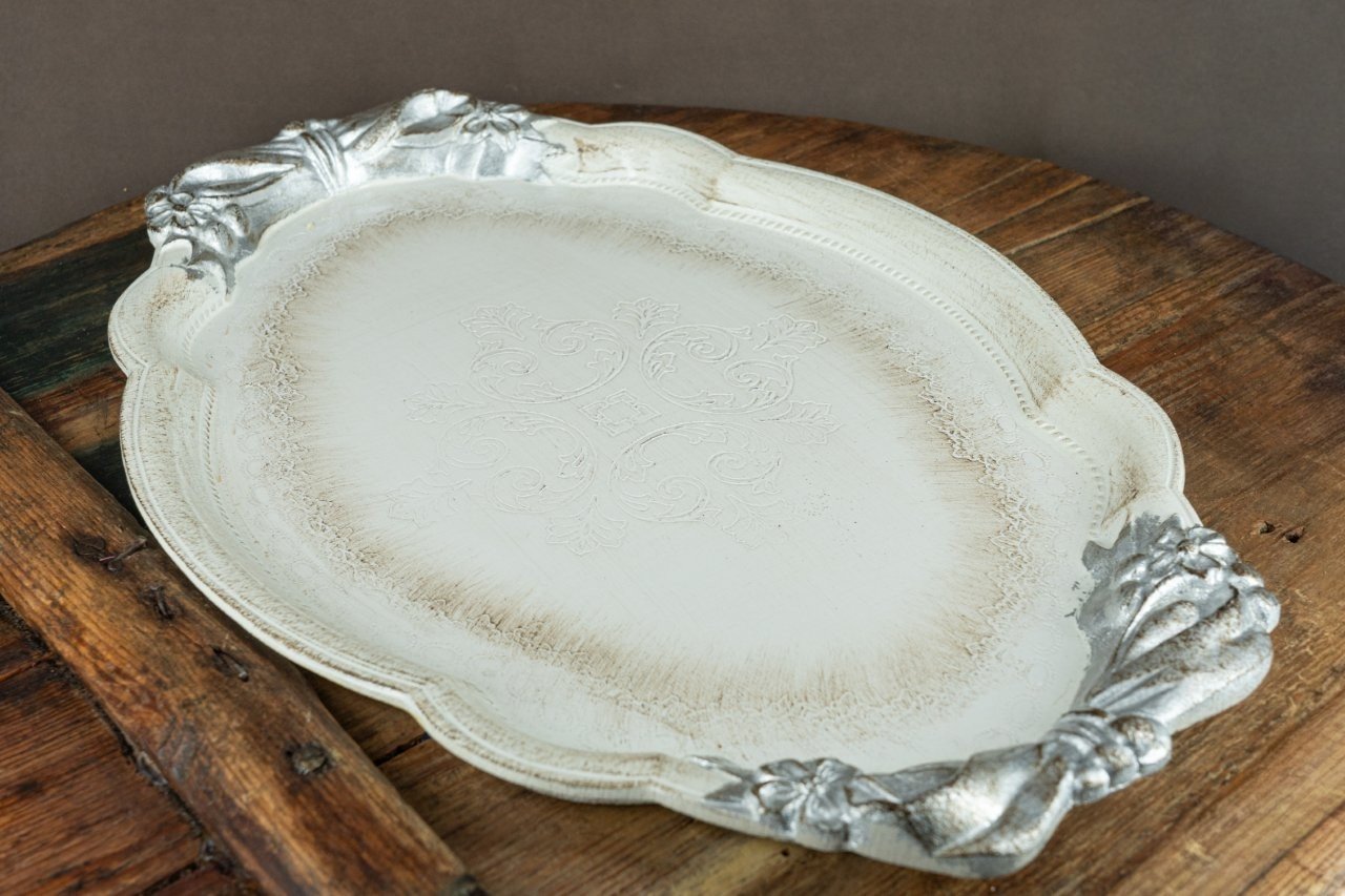 Σετ Γάμου Καράφα, Ποτήρι & Δίσκος με Φυσική Διακόσμηση 3 Σετ Γάμου Καράφα, Ποτήρι & Δίσκος με Φυσική Διακόσμηση - Image 3