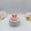 Pink Butterfly – Κερί Μπομπονιέρας σε Κεραμικό Δοχείο 4 κερ11