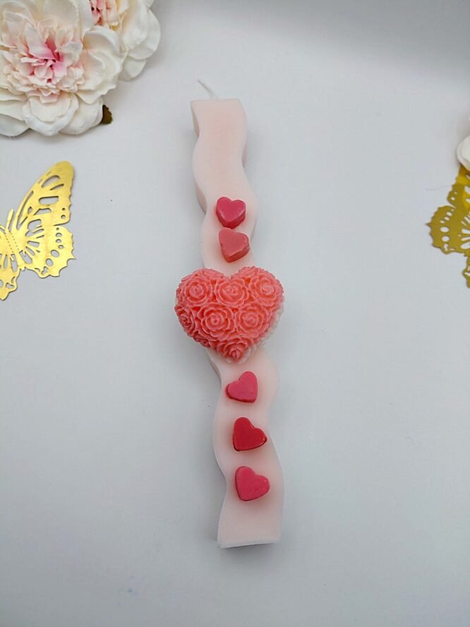 Sweet Love – Πασχαλινή Λαμπάδα με Καρδιές