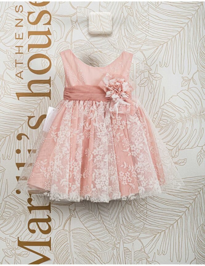 Βαπτιστικό Φόρεμα “Pink Stardust”