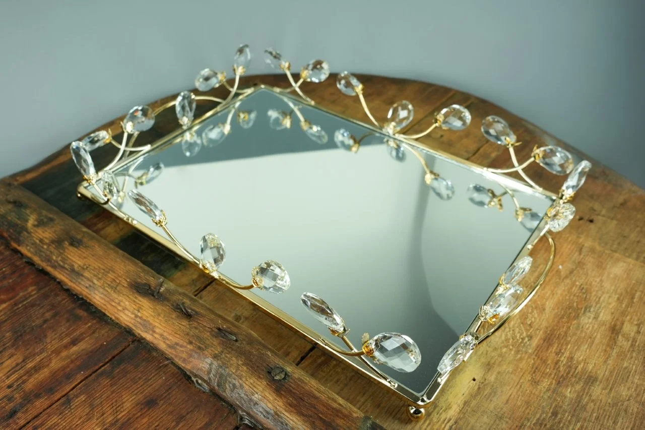 Σετ Γάμου White Enamel & Crystal Luxury 3 Σετ Γάμου White Enamel & Crystal Luxury - Image 3